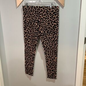 Mixit full length animal print knit legging size medium